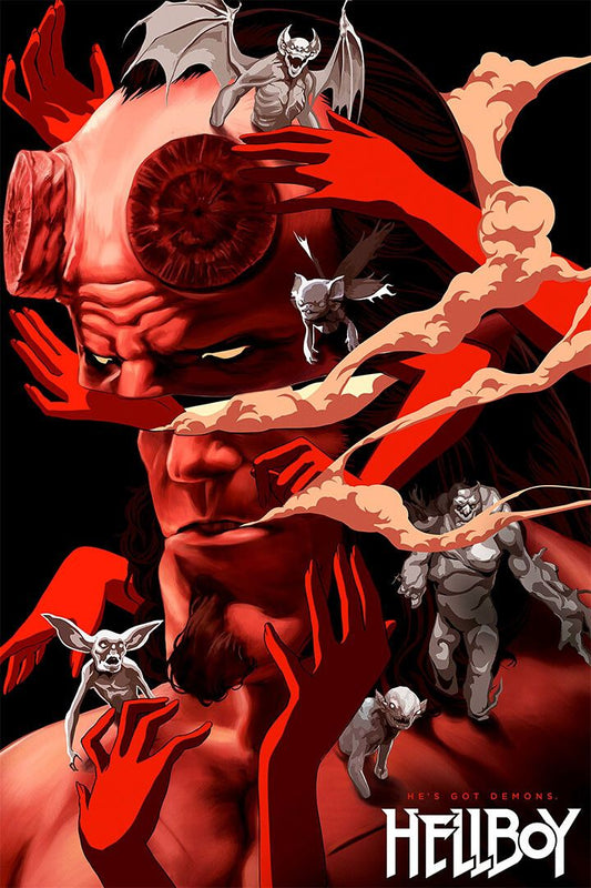 Hellboy Action Fantasy Movie Print Painting Jigsaw Puzzle