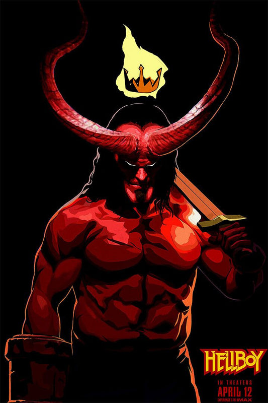 Hellboy Action Fantasy Print Painting Jigsaw Puzzle