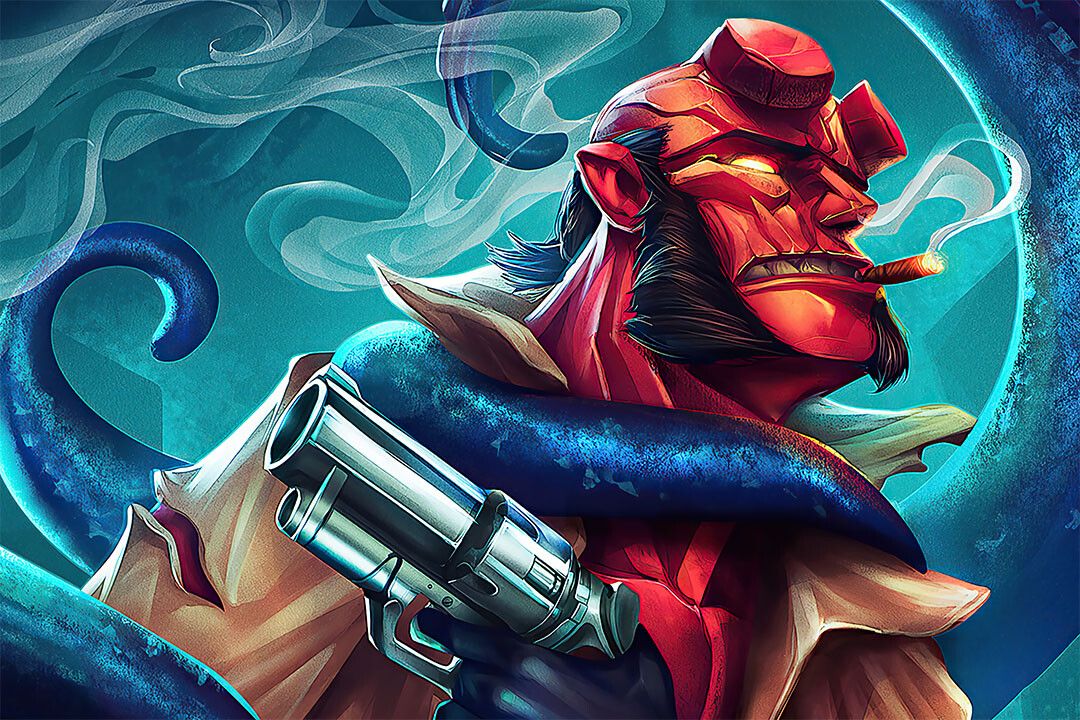Hellboy Movie Fantasy Action Adventure Print Wall Home Decor Poster