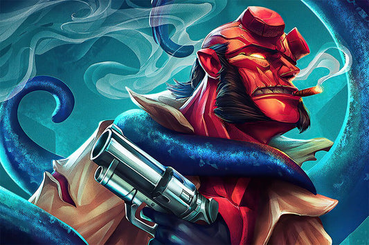 Hellboy Movie Fantasy Action Adventure Print Wall Home Decor Jigsaw Puzzle