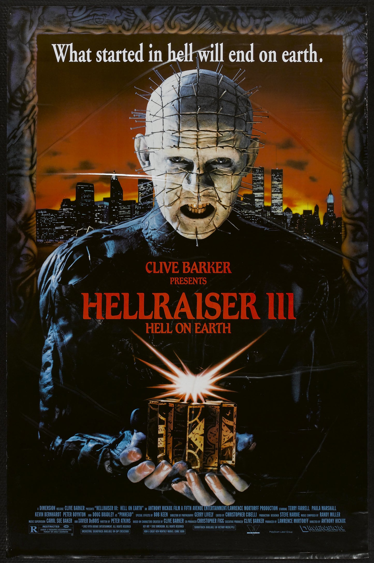 Hellraiser 3 01 Movie Magnet