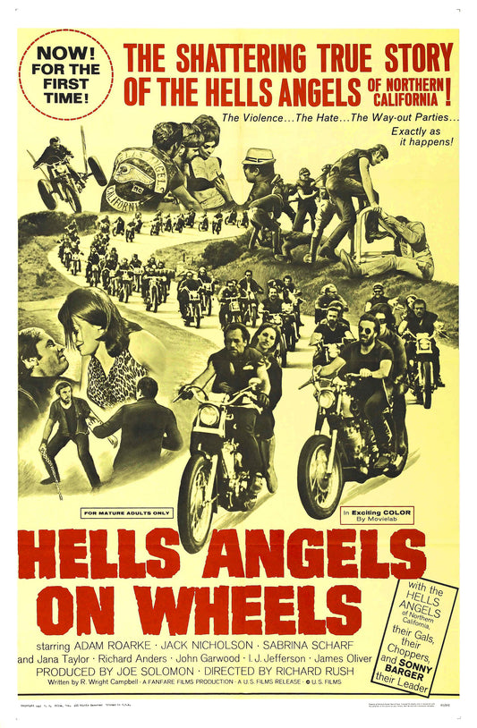 Hells Angels On Wheels 01 Movie Magnet