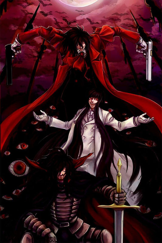 Hellsing Vampire Fighting Anime Action Fantasy Jigsaw Puzzle