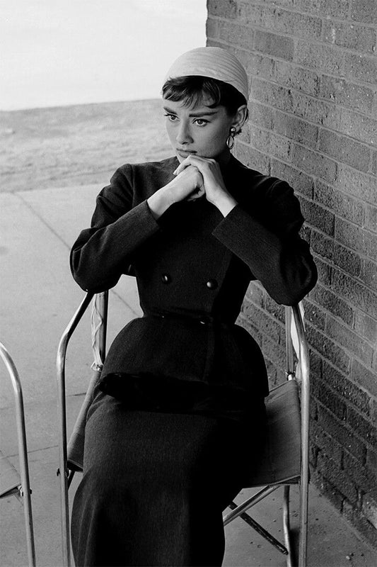 Hepburn Audrey Charitable Fashion Actor Painting Print Jigsaw Puzzle