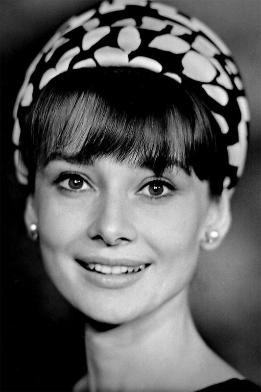 Hepburn Audrey Fashion Model Print Canvas Jigsaw Puzzle