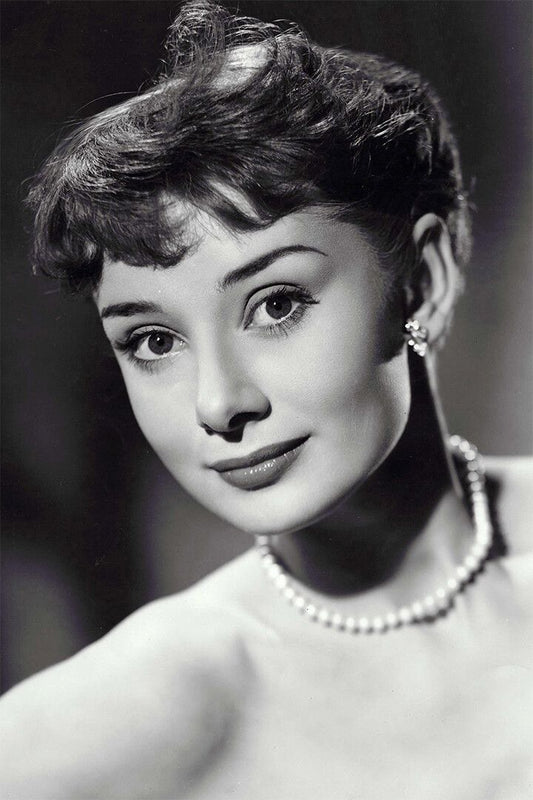 Hepburn Audrey Fashion Philanthropist Model Print Jigsaw Puzzle