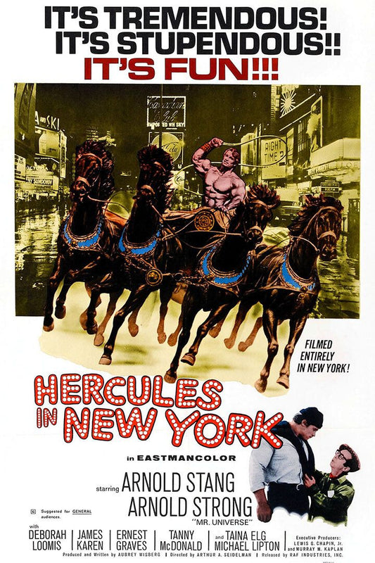 Hercules In New York Movie Comedy Action Fantasy Jigsaw Puzzle