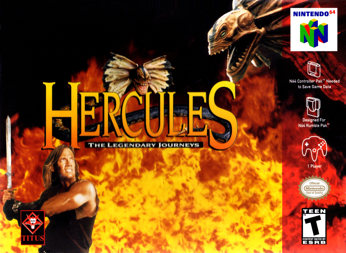 Hercules The Legendary Journeys N64 Print Poster