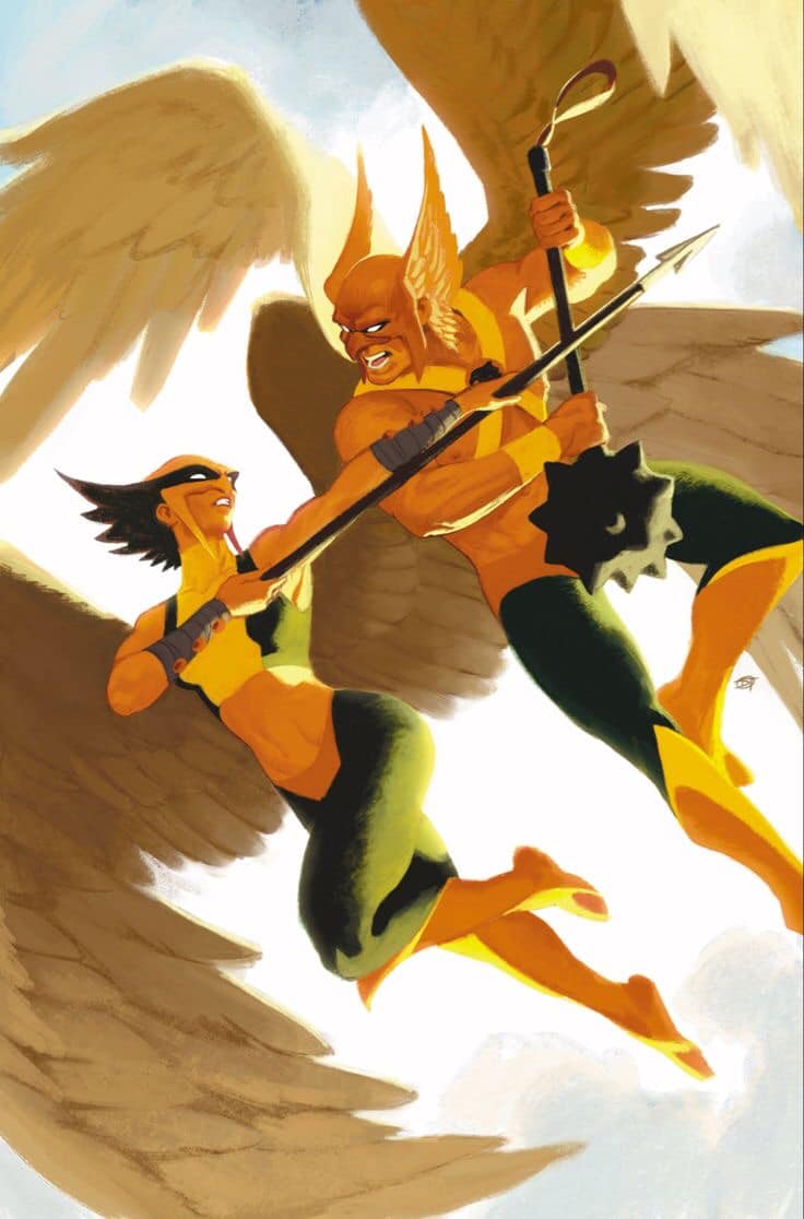Heroes Battling In Flight Jigsaw Puzzle