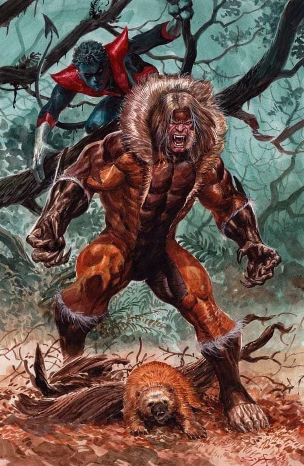 Heroic Battle Scene Forest Print Poster