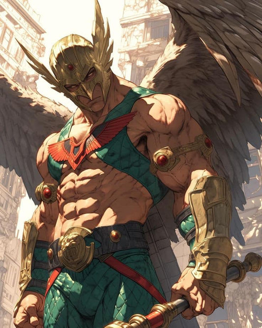 Heroic Character Artwork Print Poster