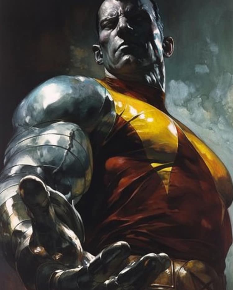 Heroic Figure Portrait Print Poster