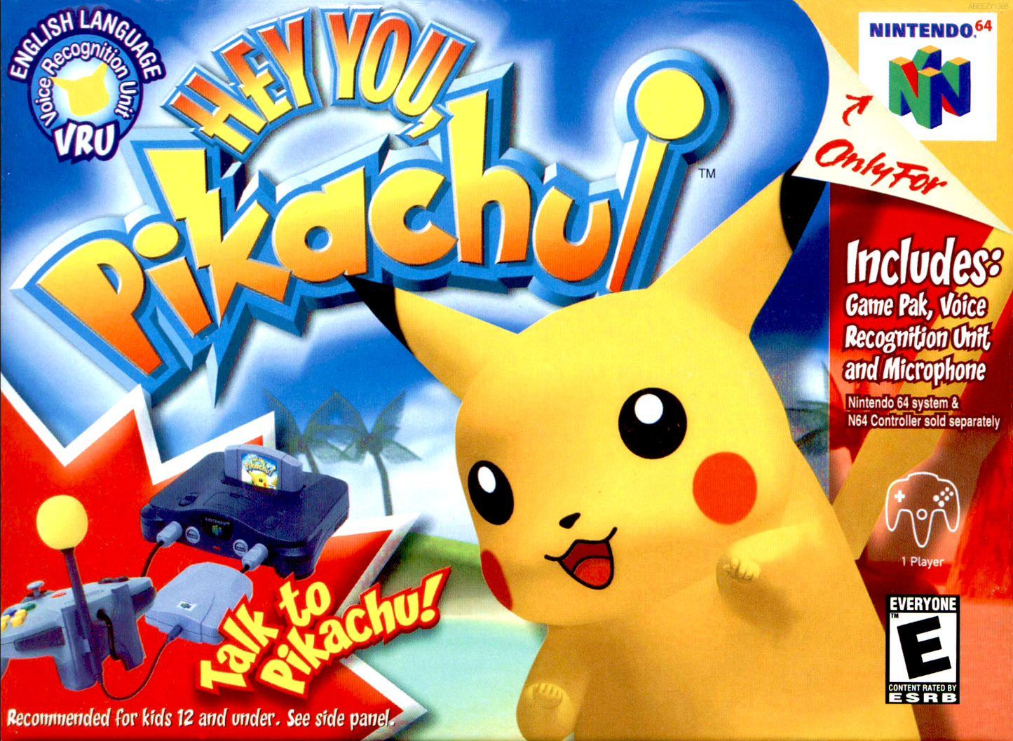 Hey You, Pikachu! N64 Keychain