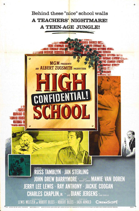 High School Confidential 01 Movie Magnet