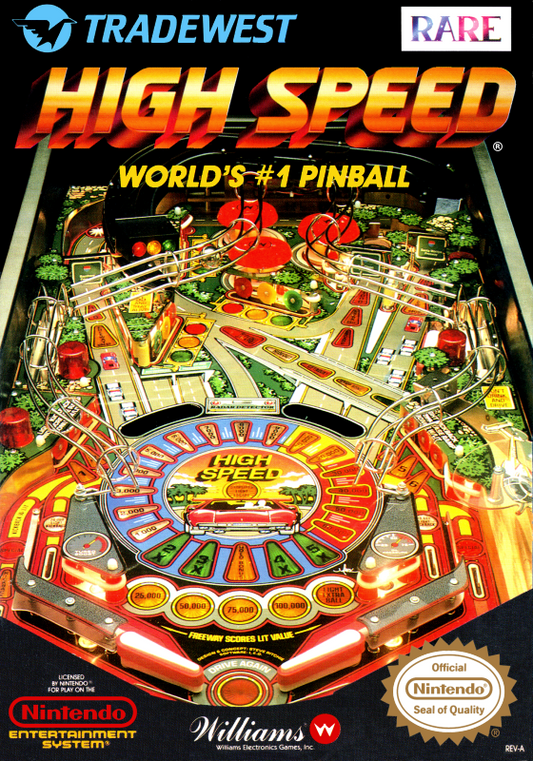 High Speed (Usa) Nes Print Poster