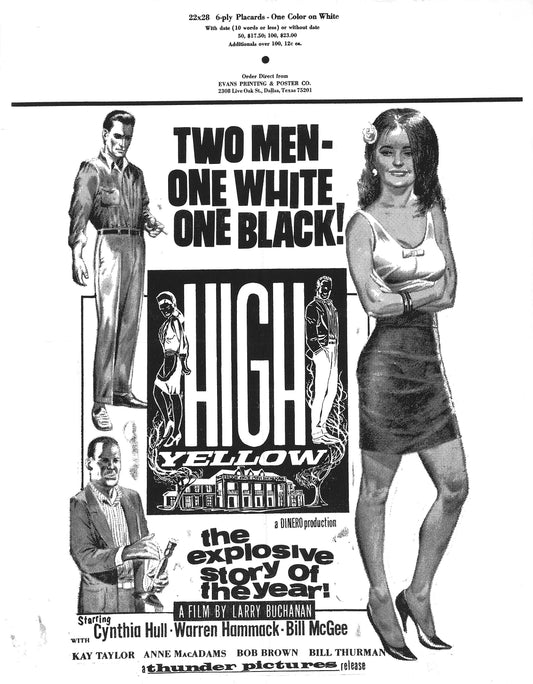 High Yellow 01 Movie Magnet