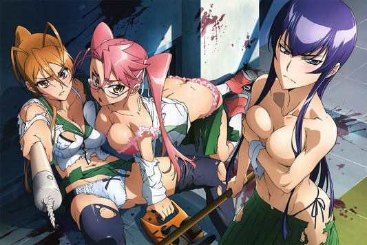 Highschool Of The Death Hot Anime Girl Tv Series Jigsaw Puzzle