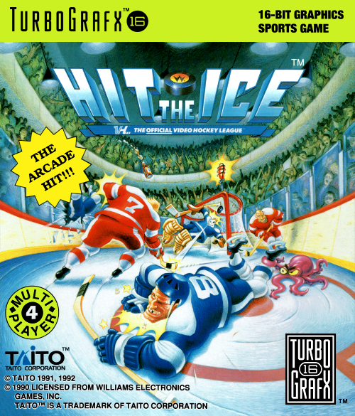 Hit The Ice Turbografx 16 Print Poster
