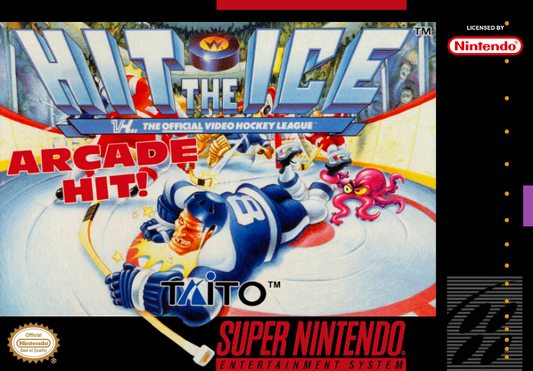Hit The Ice (Usa) Snes Print Poster