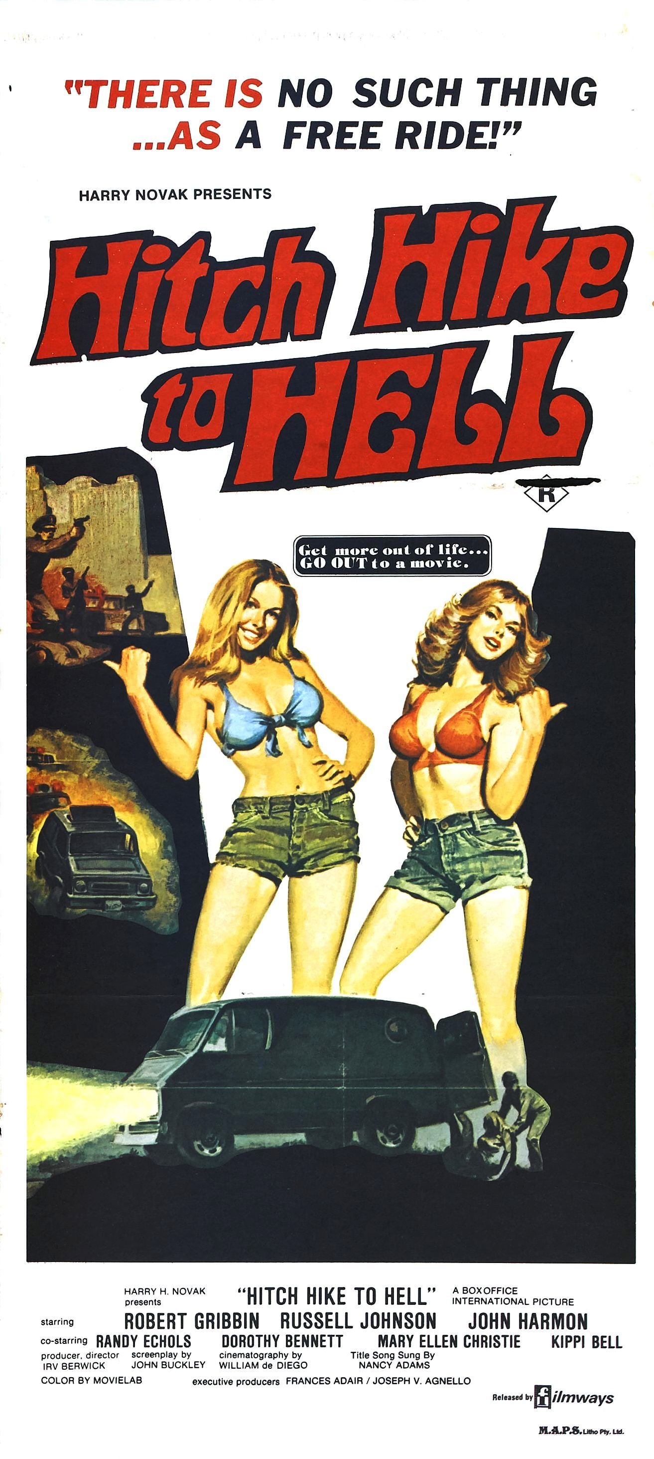 Hitch Hike To Hell 01 Movie Magnet