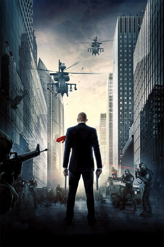 Hitman Vintage Classic Action Movie Cinema Jigsaw Puzzle