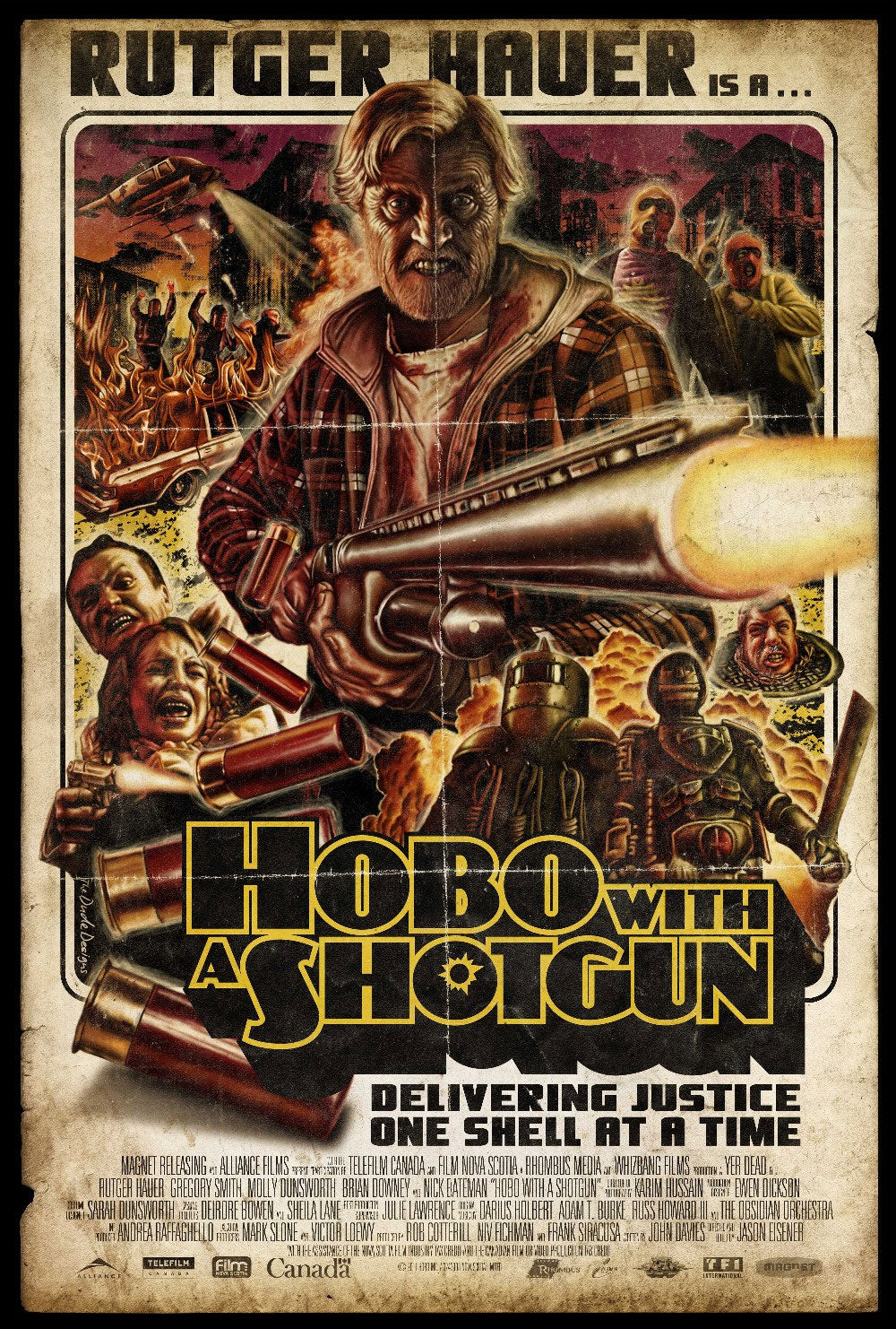 Hobo With Shotgun 01 Movie Magnet