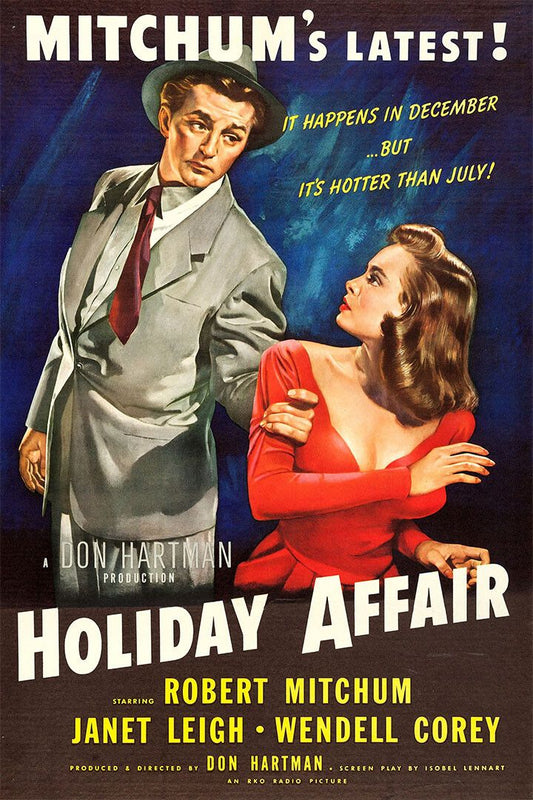 Holiday Affair Movie Comedy Drama Family Print Jigsaw Puzzle