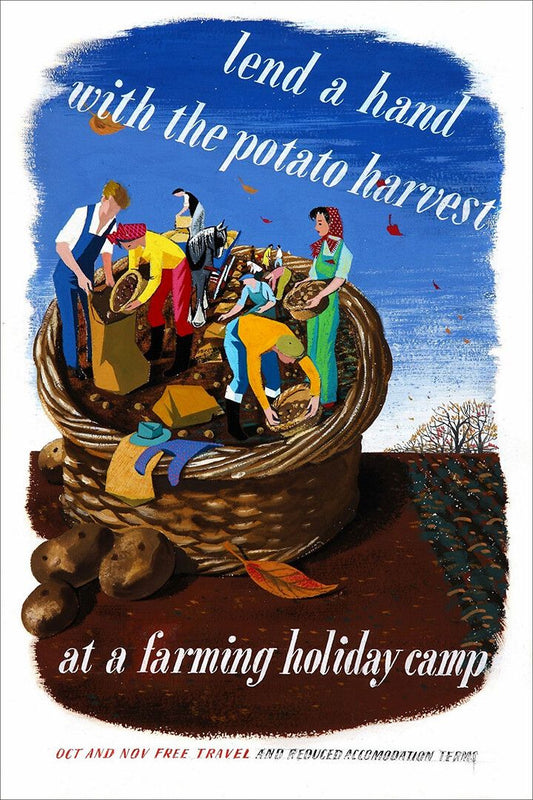Holiday Farming Camp Vintage Advertising Jigsaw Puzzle