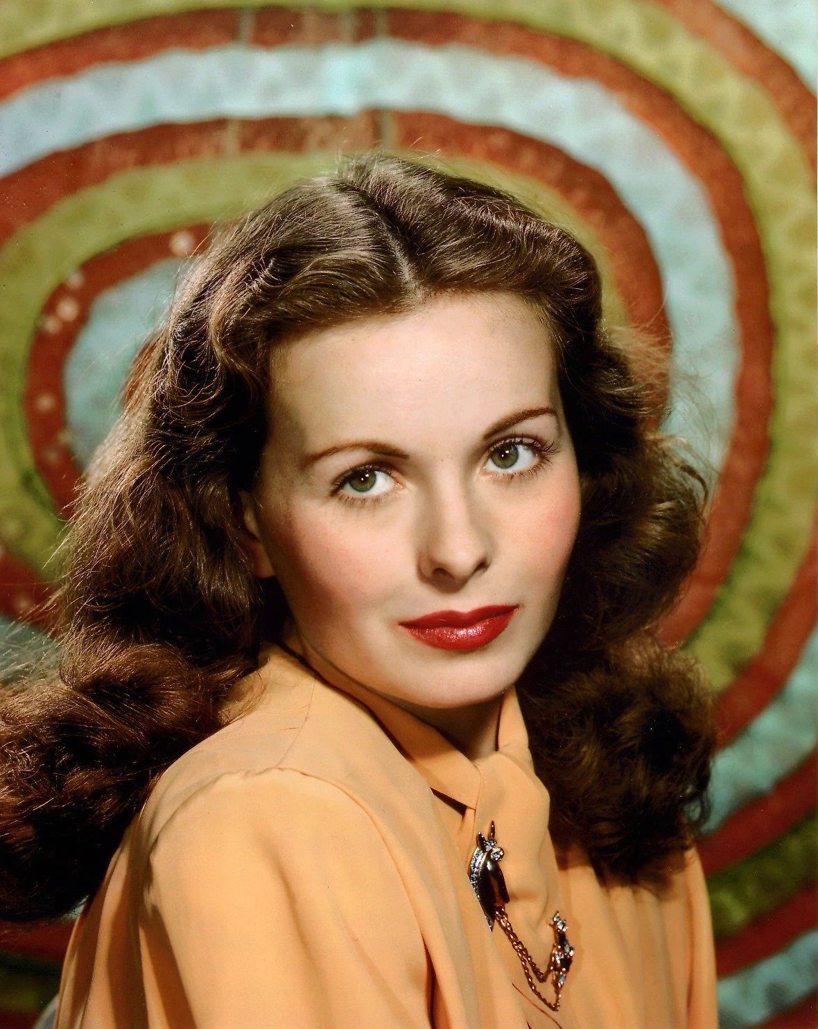 Hollywood Actress Jeanne Crain Retro Picture Photo