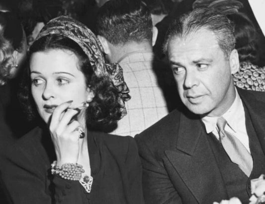 Hollywood Actress Joan Bennett & Husband Walter Picture Magnet Print