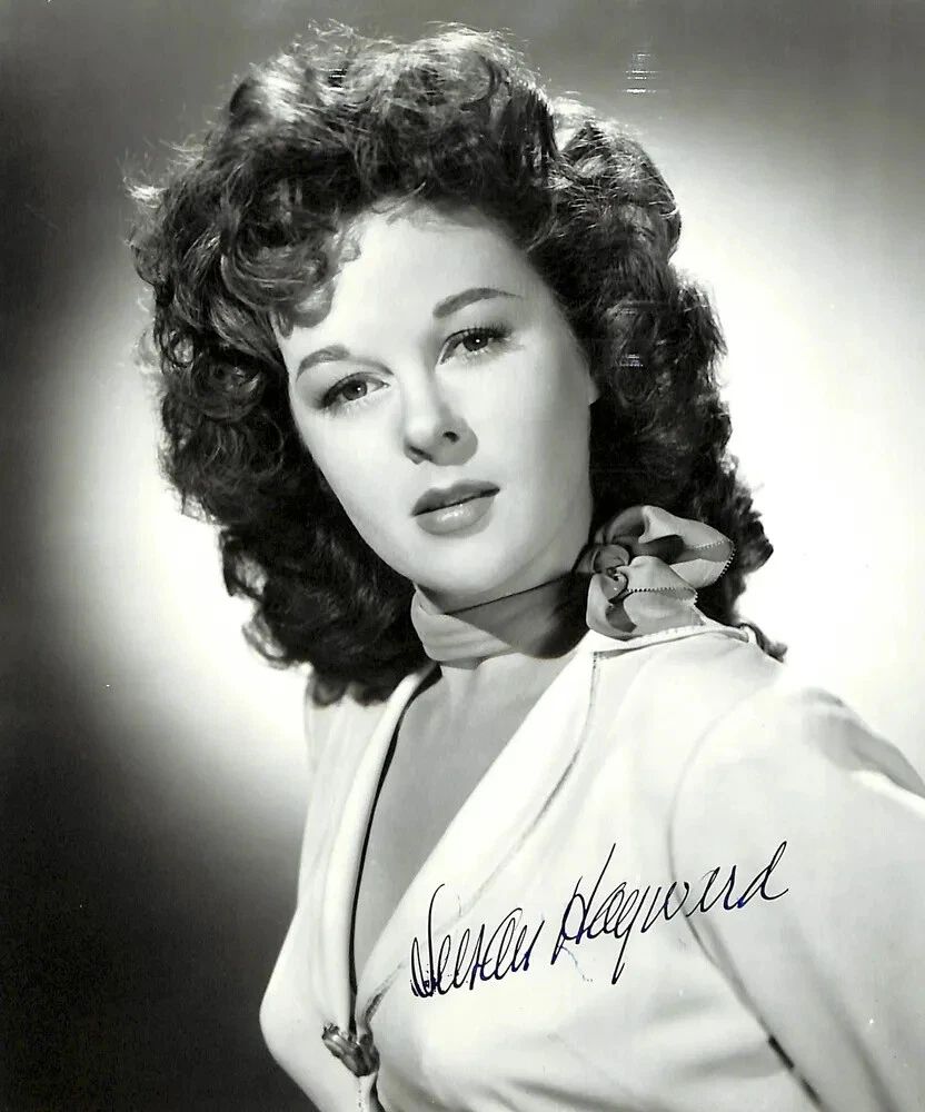 Hollywood Golden Age Actors Susan Hayward Facsimile Autograph Keychain