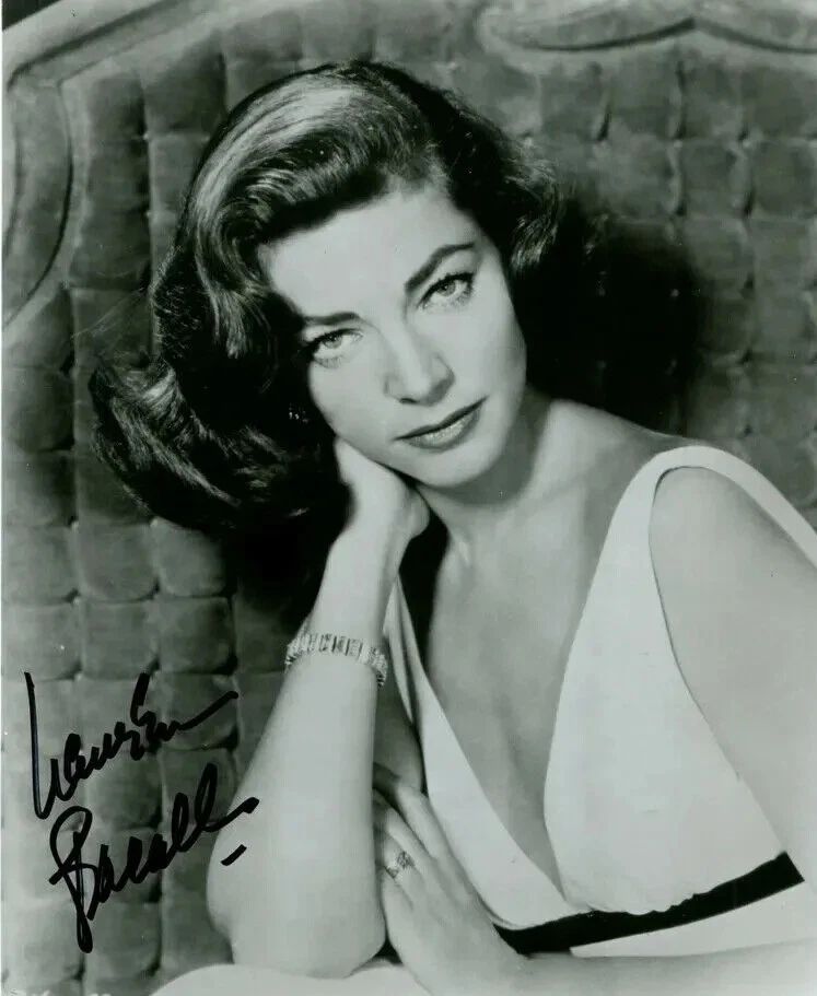 Hollywood Golden Age Actress Lauren Bacall Facsimile Autograph Magnet