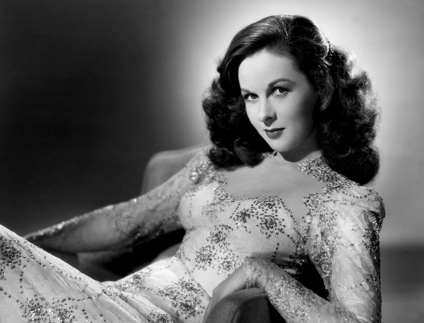 Hollywood Golden Age Actress Susan Hayward In A Dress Picture Photo