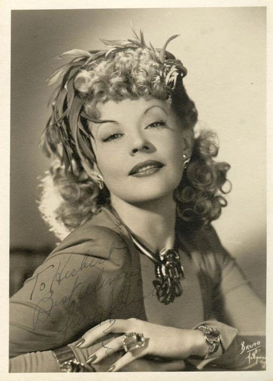 Hollywood Golden Era Actress June Knight Vintage Portrait Picture Magnet