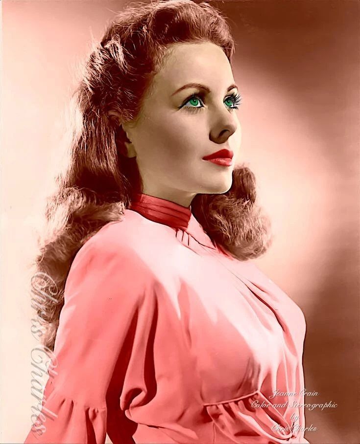 Hollywood Golden Era Actress Jeanne Crain Classic Picture Photo