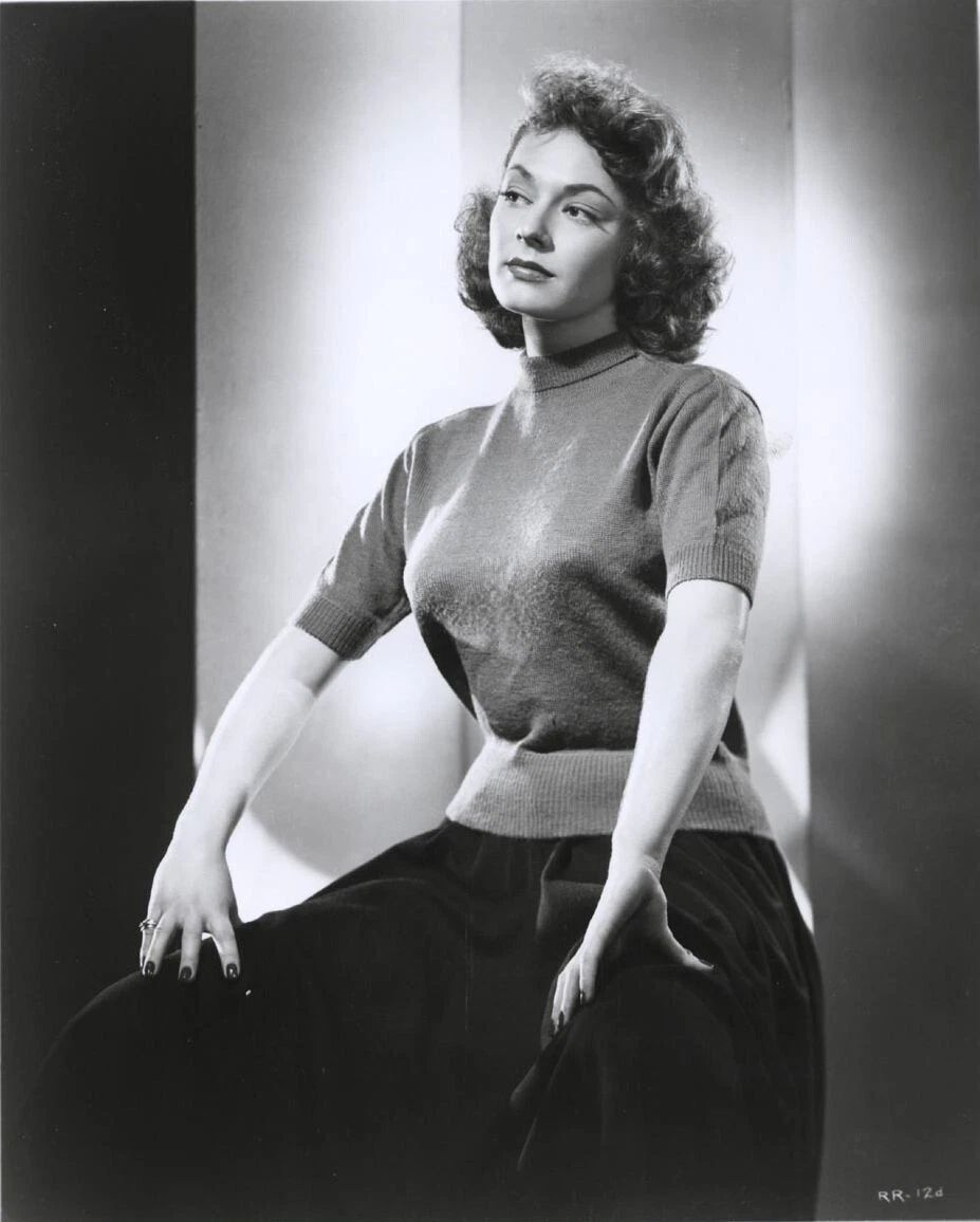 Hollywood Golden Era Actress Ruth Roman Classic Retro Picture Keychain