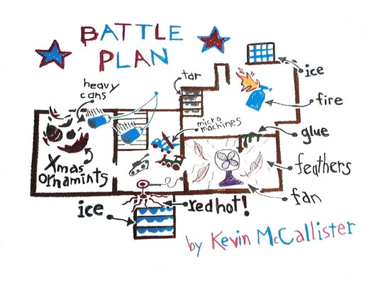 Home Alone Kevin Mccallister Battle Plan For Wet Bandits Propreplicaclearance