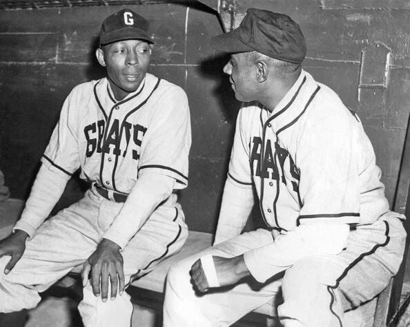 Homestead Grays Buck Leonard And Vic Harris Glossy Keychain Negro League Print