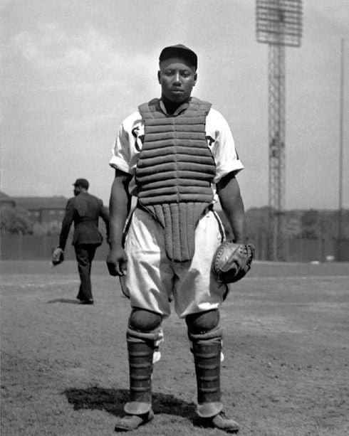 Homestead Grays Josh Gibson Photo Negro League Baseball Poster Glossy Print