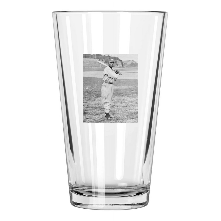 Homestead Grays Vic Harris Photo Negro League Baseball Pint Beer Drinking Glass