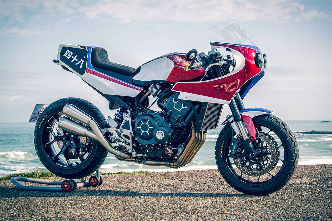 Honda Cb1000R Dirt Endurance Racing Motorcycle Keychain