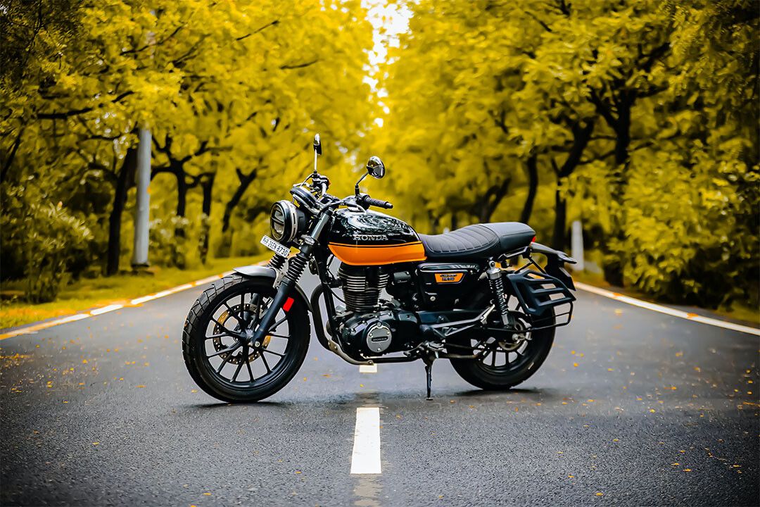 Honda Cb350 Rs Nature Design Motorcycle Jigsaw Puzzle