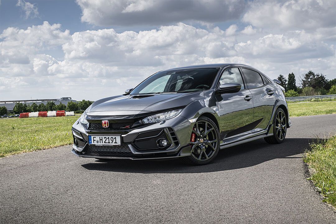 Honda Civic Type R Sport Line Cloudy Sky Wall Indoor Jigsaw Puzzle