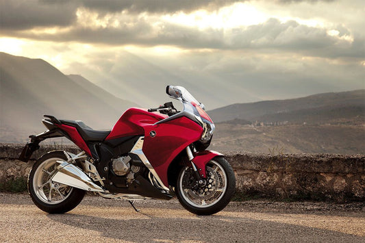 Honda Vfr Red Motorcycle Sports Motorcycle Jigsaw Puzzle