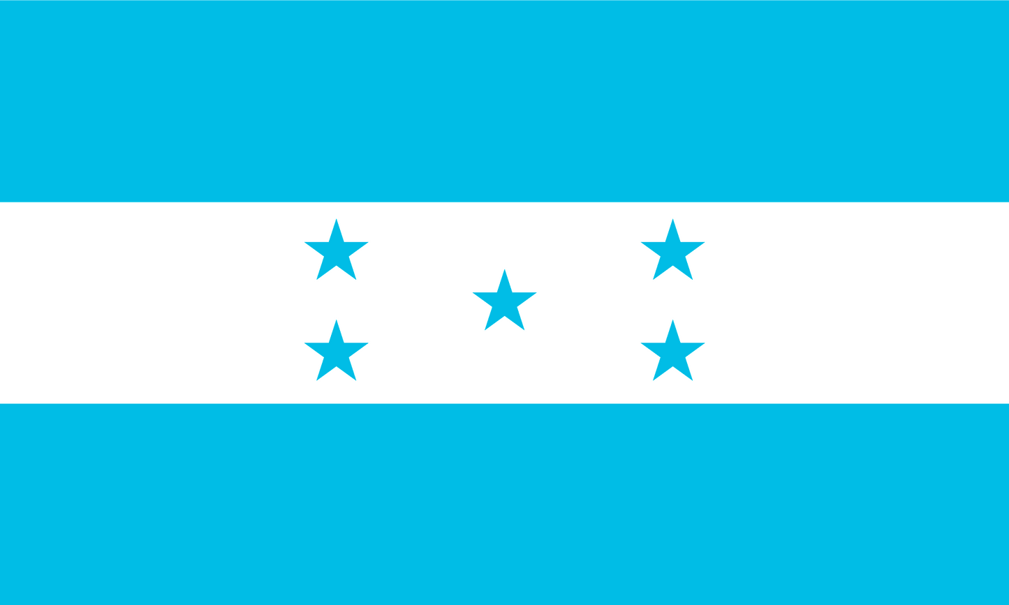 Honduras Flag Print Poster
