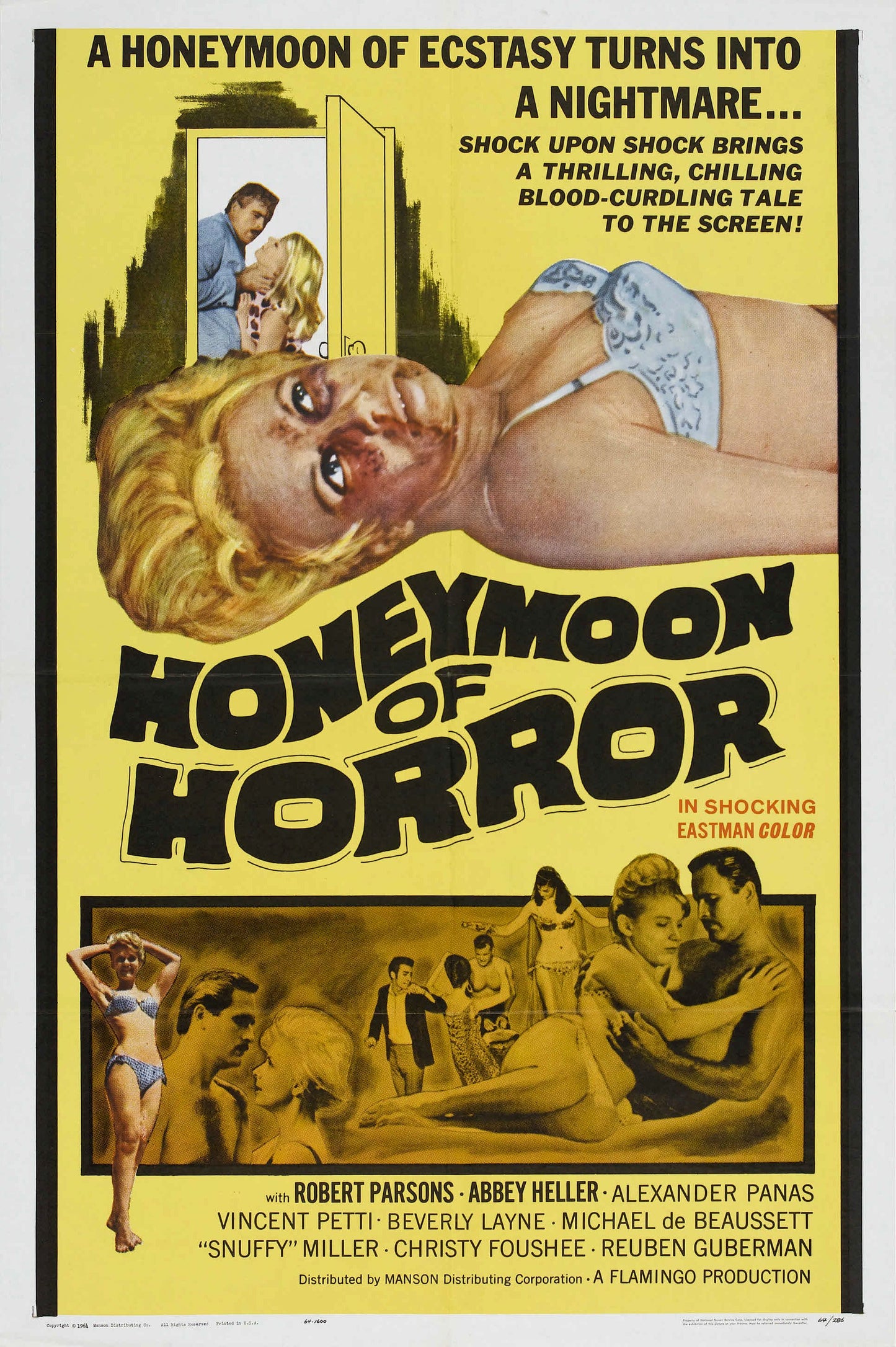 Honeymoon Of Horror 01 Movie Magnet