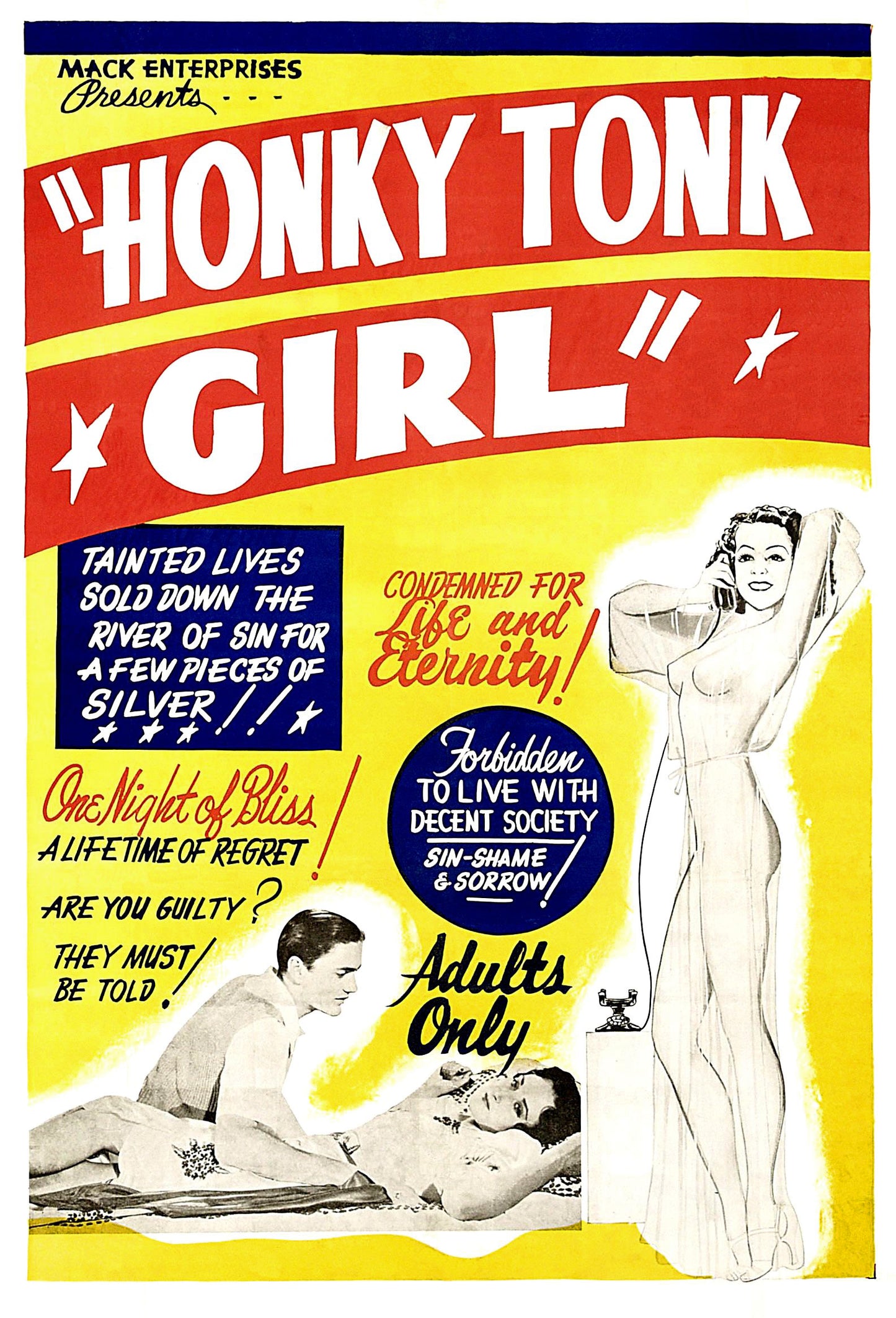 Honky Tonk Girl 01 Movie Magnet