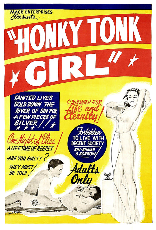 Honky Tonk Girl 01 Movie Magnet