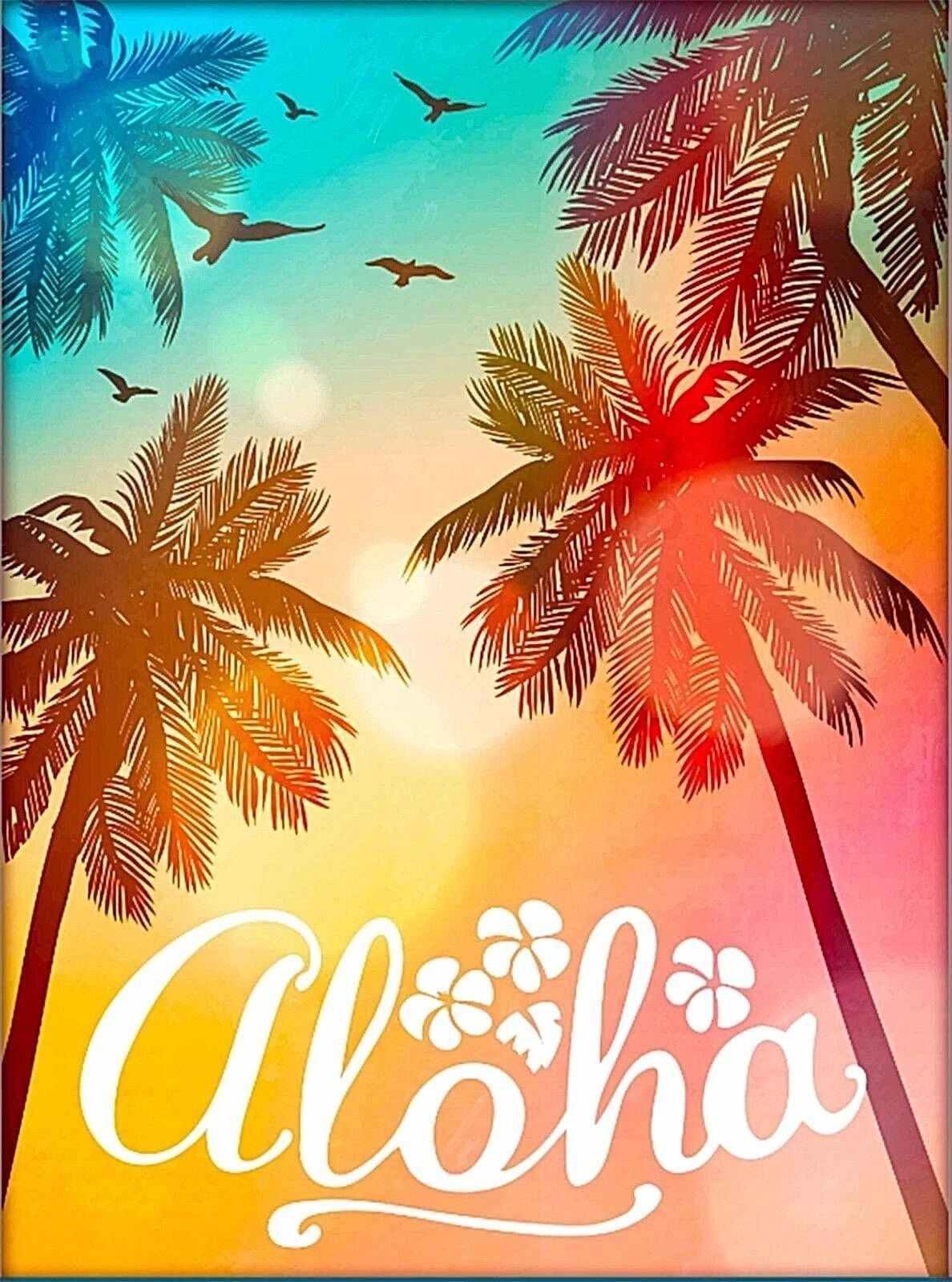 Honolulu Hawaii Surf Oahu Vintage United States Travel Ad Art Keychain