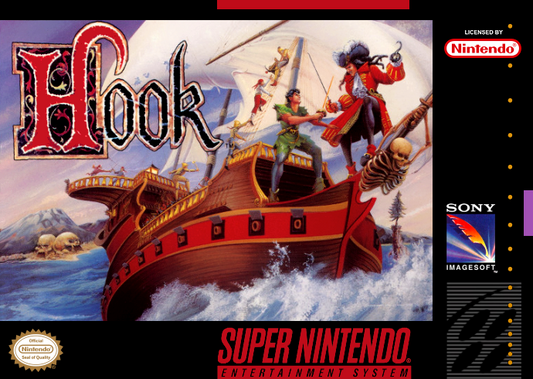 Hook (Usa) Snes Print Poster
